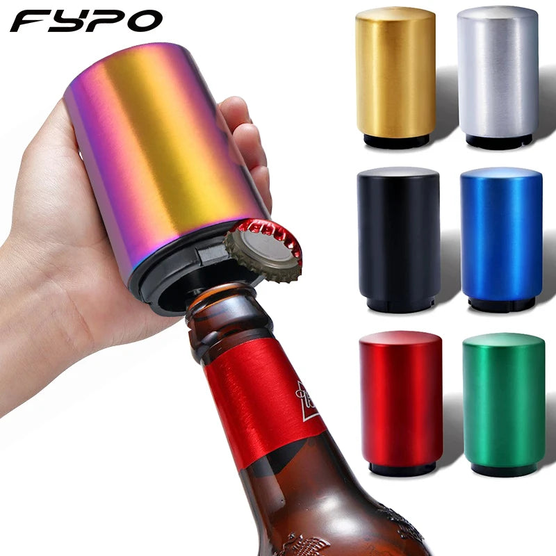 Automatic Beer Bottle Opener,Magnetic Stainless Steel Beverage Bottles…