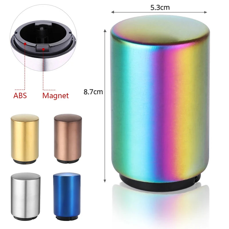 Automatic Beer Bottle Opener,Magnetic Stainless Steel Beverage Bottles…
