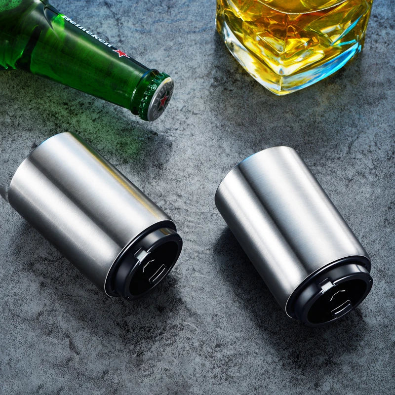 Automatic Beer Bottle Opener,Magnetic Stainless Steel Beverage Bottles…