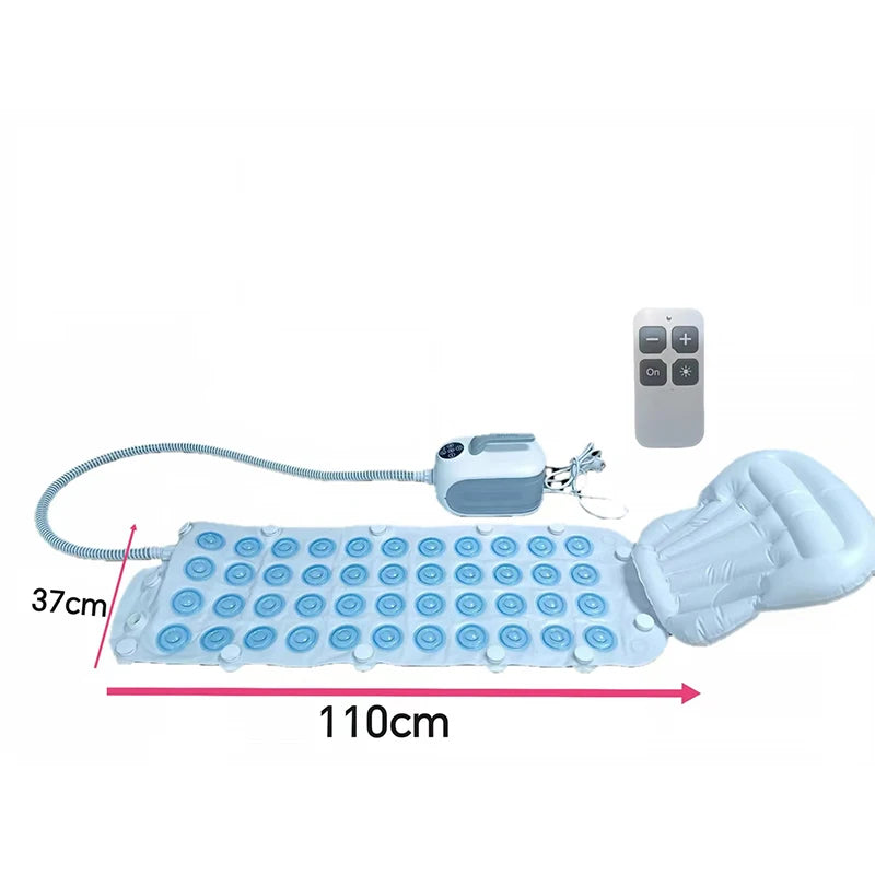 Spa Bubble Bath Massager Mat – Full-Body Massage with Remote Control & Inflatable Pillow