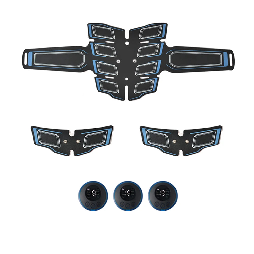 EMS Abdominal Muscle Trainer Belt – USB Rechargeable Toning Device