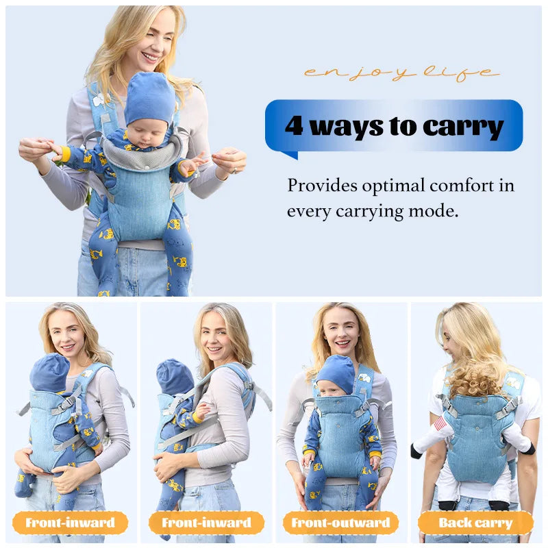 Baby Travel Strap 4-in-1 – Convertible Baby Cushion Carrier & Seat