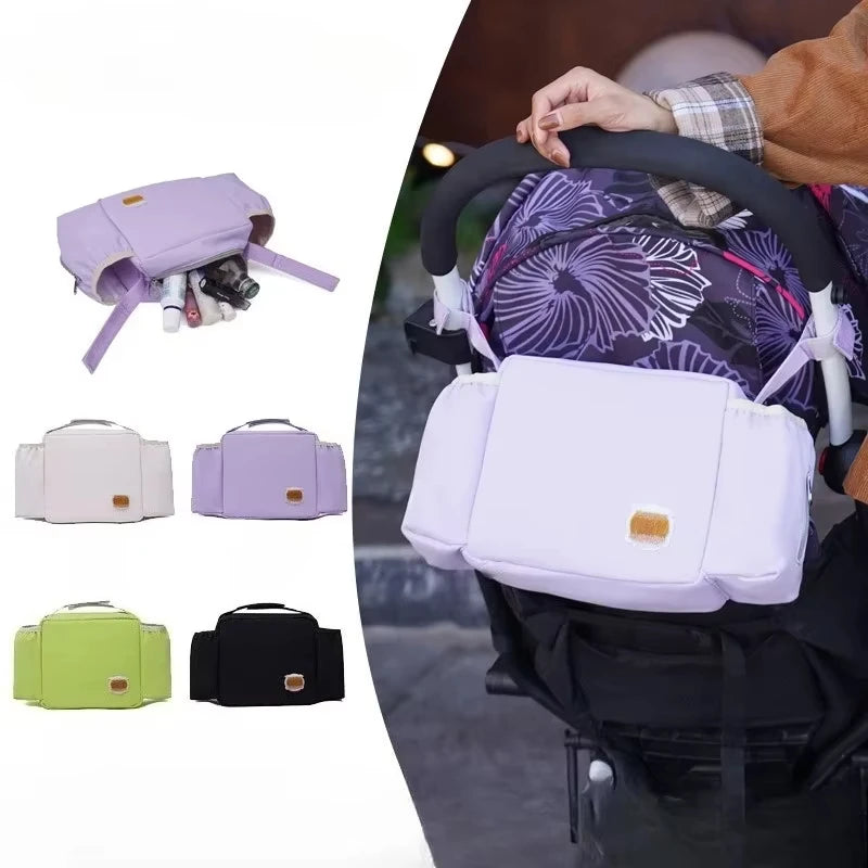 Baby Stroller Organizer Bag with Cup Holder – Waterproof Pram Diaper Bag