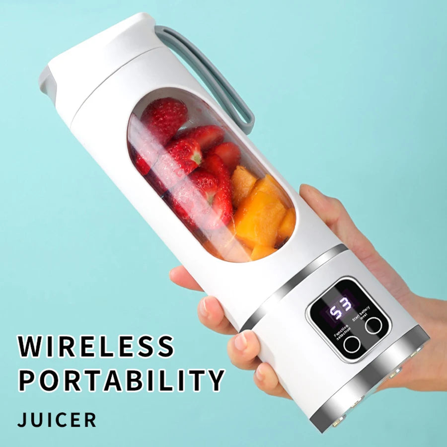 Personal Portable Blender – USB Rechargeable with Stainless Steel Blades