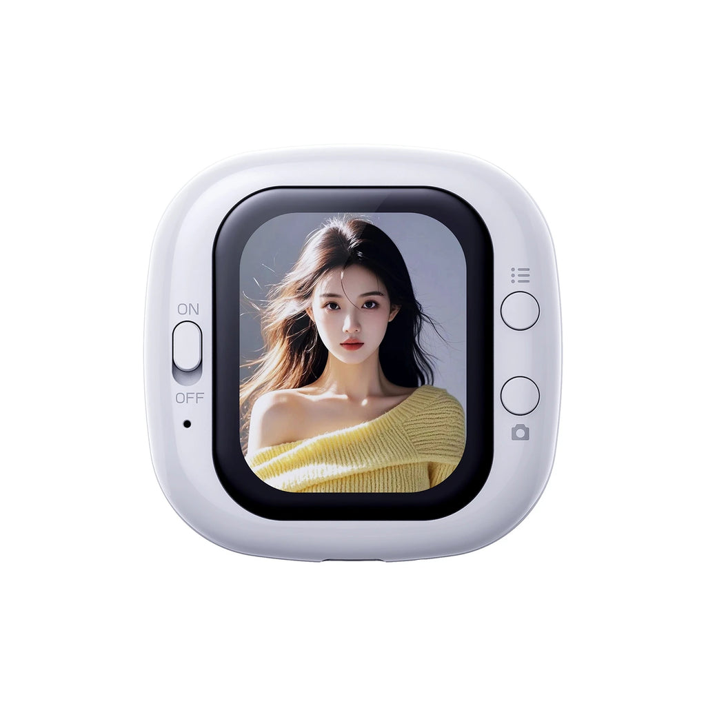 Magnetic Selfie Monitor Screen Mini Wired Mobile Phone Rear Camera Selfie For Vlog Livestream Video Recording For iPhone Android