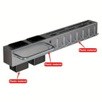 Heavy Duty Carbon Steel Wall Mounted Kitchen Organizer – No Drill Knife & Utensil Rack