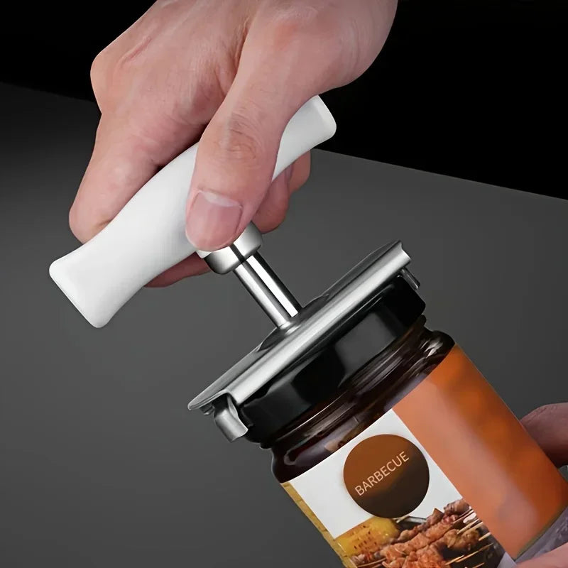 Adjustable Multi-function Bottle Cap Opener Stainless Steel Lids Off J…