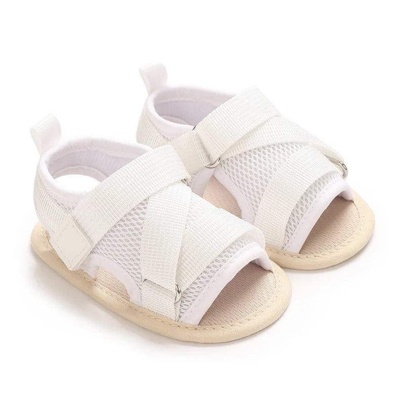 Baby Open-Toe Summer Sandals – Soft Sole Non-Slip Shoes (0-18 Months)