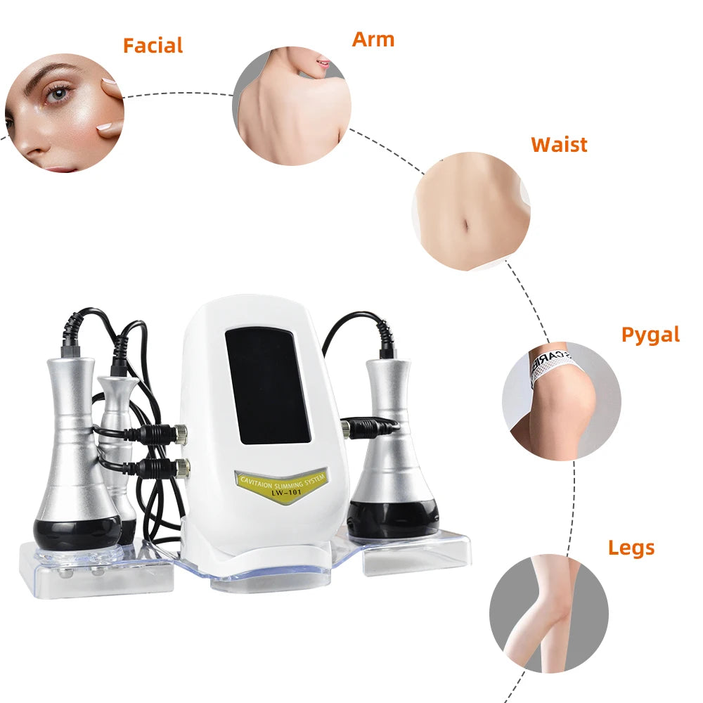 3-in-1 Cavitation Body Slimming & Skin Tightening Machine