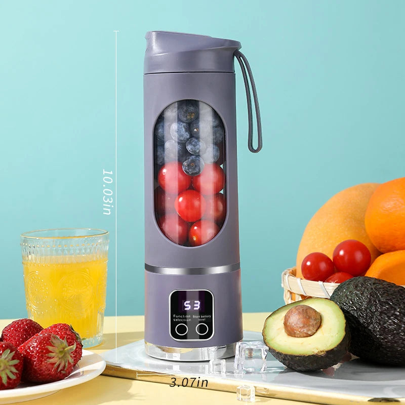 Personal Portable Blender – USB Rechargeable with Stainless Steel Blades