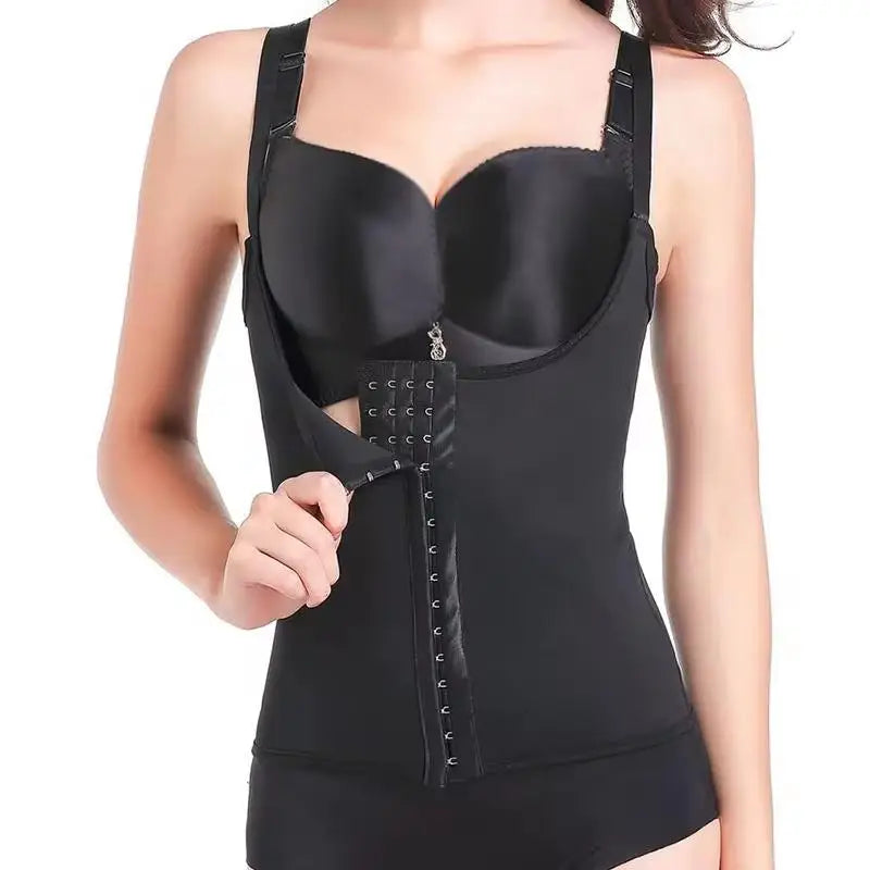 Waist Trainer Vest Slimming Corset for Weight Loss Body Shaper Sauna Suit Compression Shirt Belly Girdle Tops Shapewear 1PC