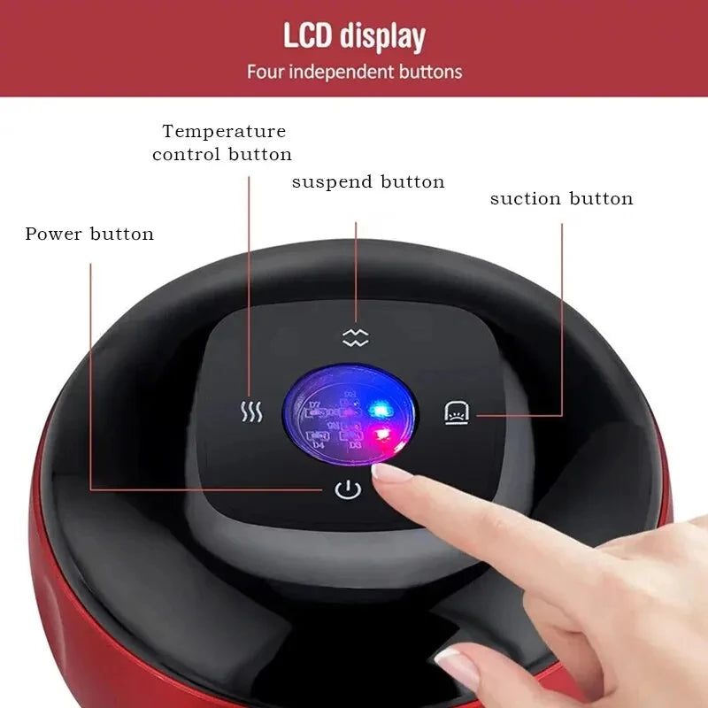 Intelligent Vacuum Cupping Massager with Heat & Gua Sha