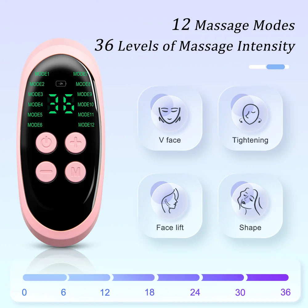 EMS Facial Massager – Microcurrent Muscle Stimulator for Lifting, Tightening & Anti-Wrinkle