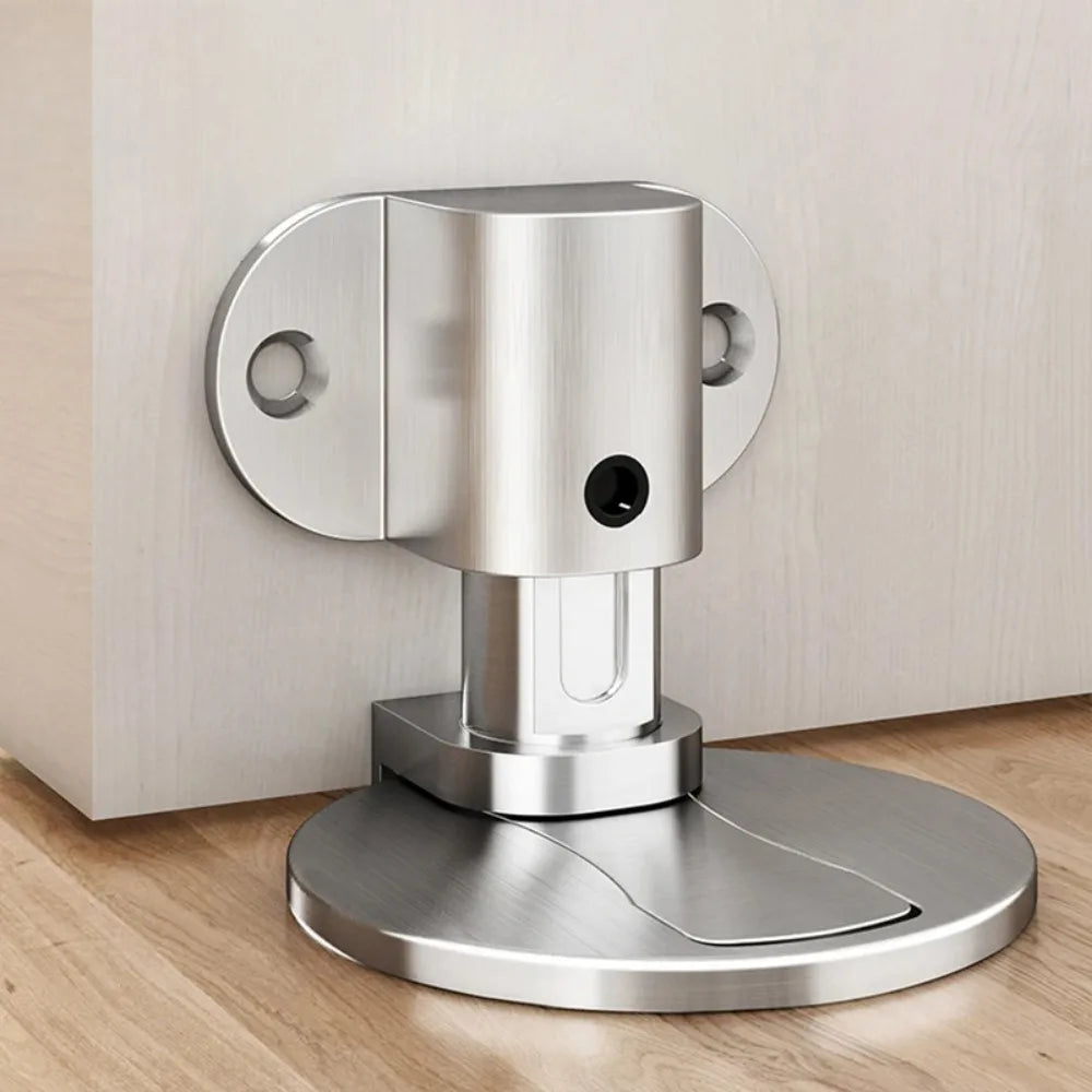 Adjustable Magnetic Door Stop – Punch-Free Zinc Alloy Door Stopper & Holder