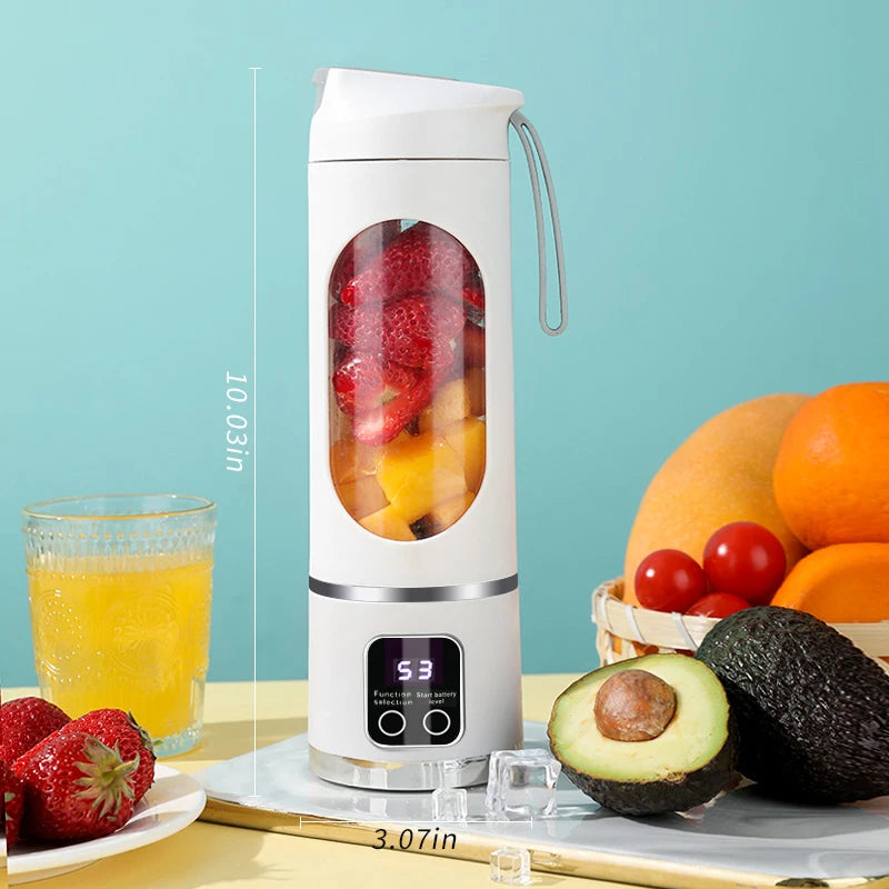 Personal Portable Blender – USB Rechargeable with Stainless Steel Blades