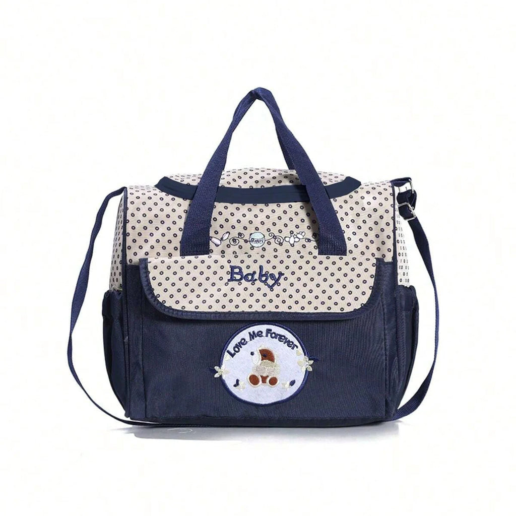 Fashionable Printed Cartoon Multifunctional One Shoulder Mommy Bag Por…