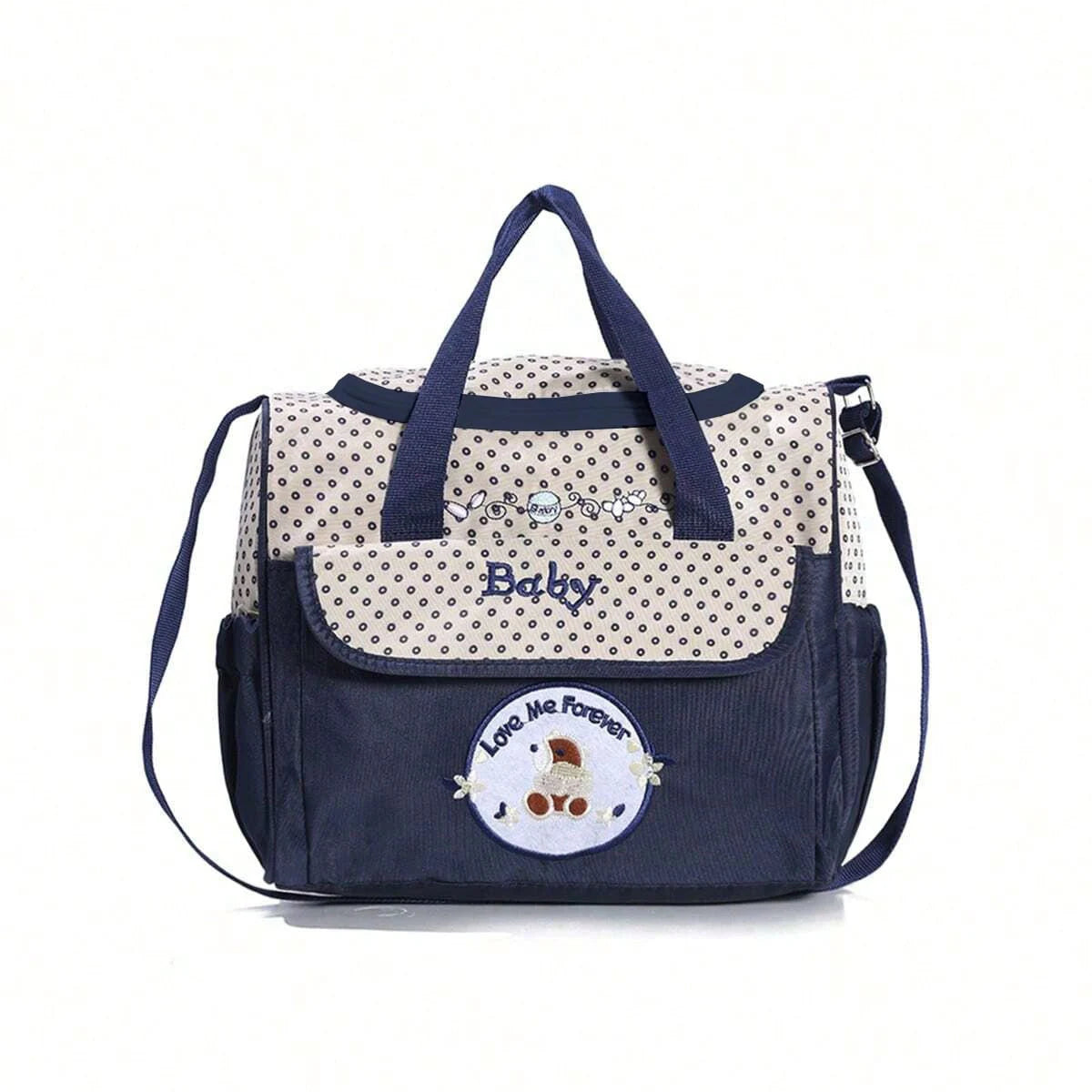 Fashionable Printed Cartoon Multifunctional One Shoulder Mommy Bag Por…