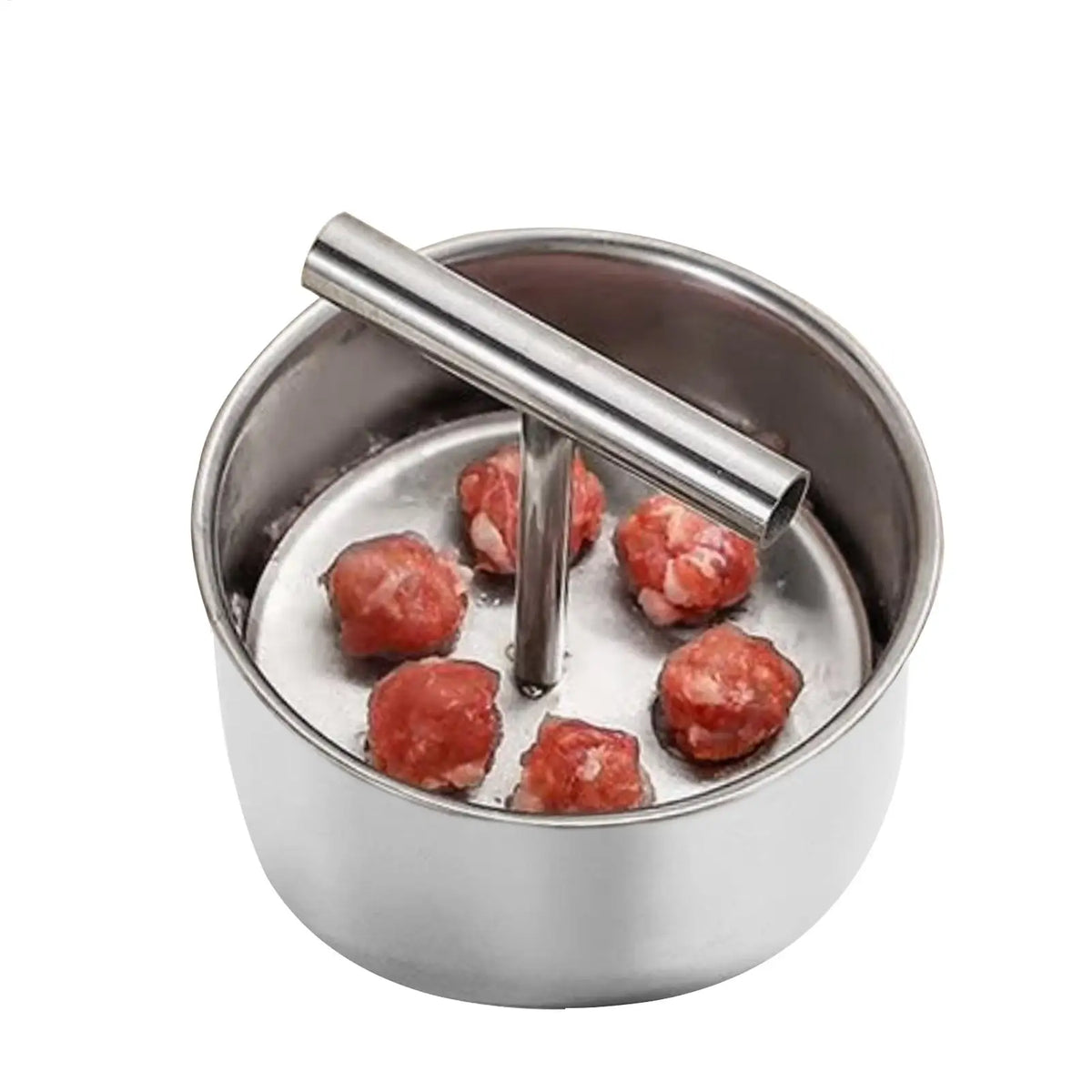 Stainless Steel Meatball Maker Press – 6 or 12 Hole Kitchen Mold