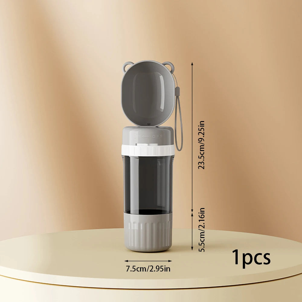 Large Capacity Pets Travel Water Bottle Outdoor Drink Kettle Portable Water Food In One Dog Supplies Diet Drink Water