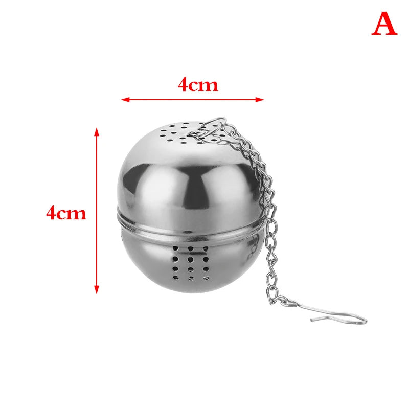 Stainless Steel Ball Tea Strainer with Chain