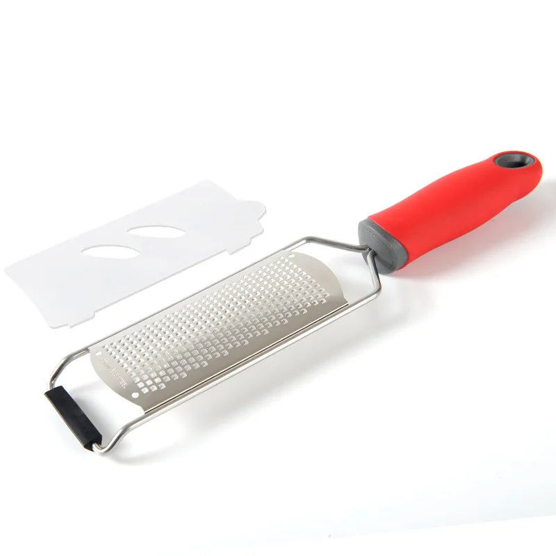 Stainless Steel Cheese Grater & Lemon Zester – Multi-Use Kitchen Grater for Cheese, Ginger, Garlic & Citrus