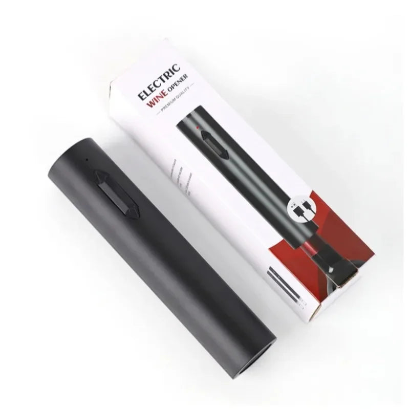 USB Rechargeable Electric Wine Opener – Automatic Corkscrew for Wine Bottles