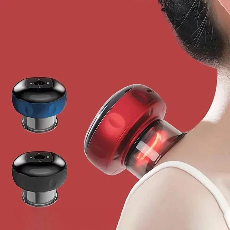 Intelligent Vacuum Cupping Massager with Heat & Gua Sha