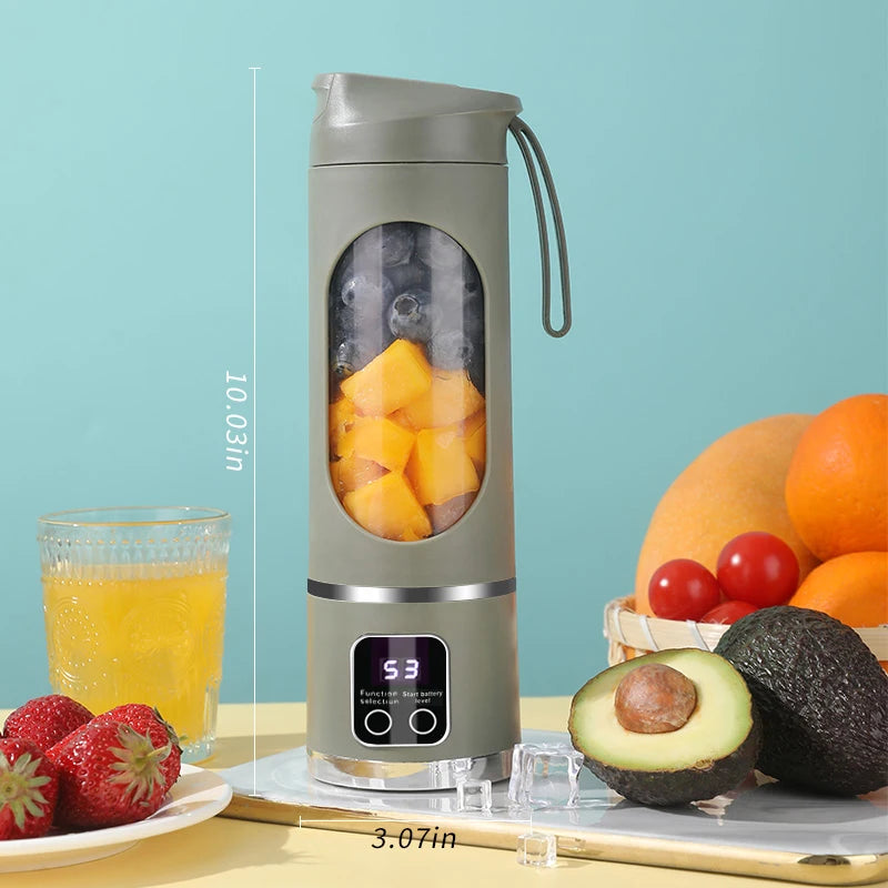 Personal Portable Blender – USB Rechargeable with Stainless Steel Blades