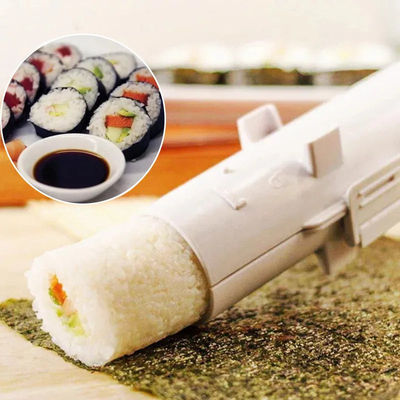 Quick Sushi Maker DIY Roller Rice Mold Meat Vegetable Rolling Mold Sus…
