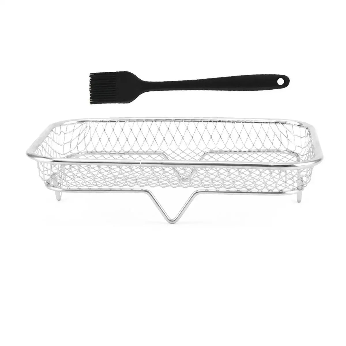 Stackable Air Fryer Rack – 304 Stainless Steel Baking & Grilling Tray for Air Fryers & Ovens