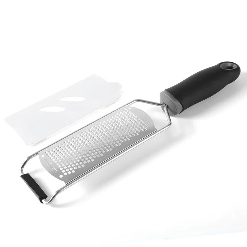 Stainless Steel Cheese Grater & Lemon Zester – Multi-Use Kitchen Grater for Cheese, Ginger, Garlic & Citrus