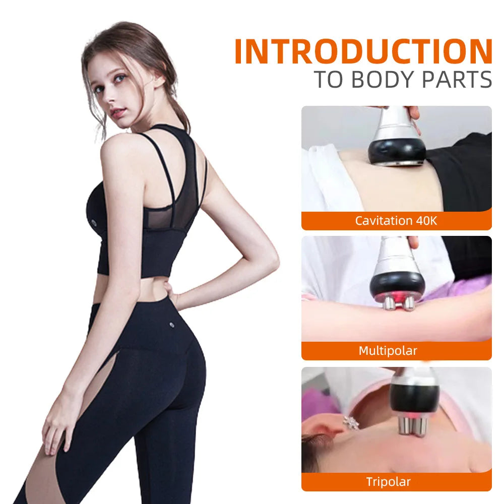 3-in-1 Cavitation Body Slimming & Skin Tightening Machine
