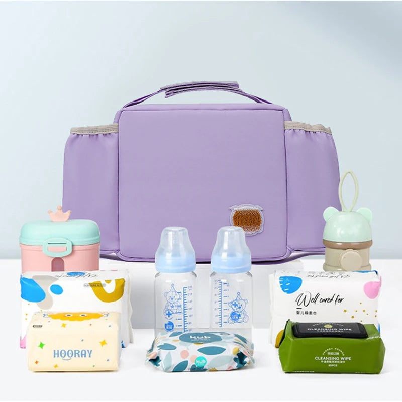 Baby Stroller Organizer Bag with Cup Holder – Waterproof Pram Diaper Bag