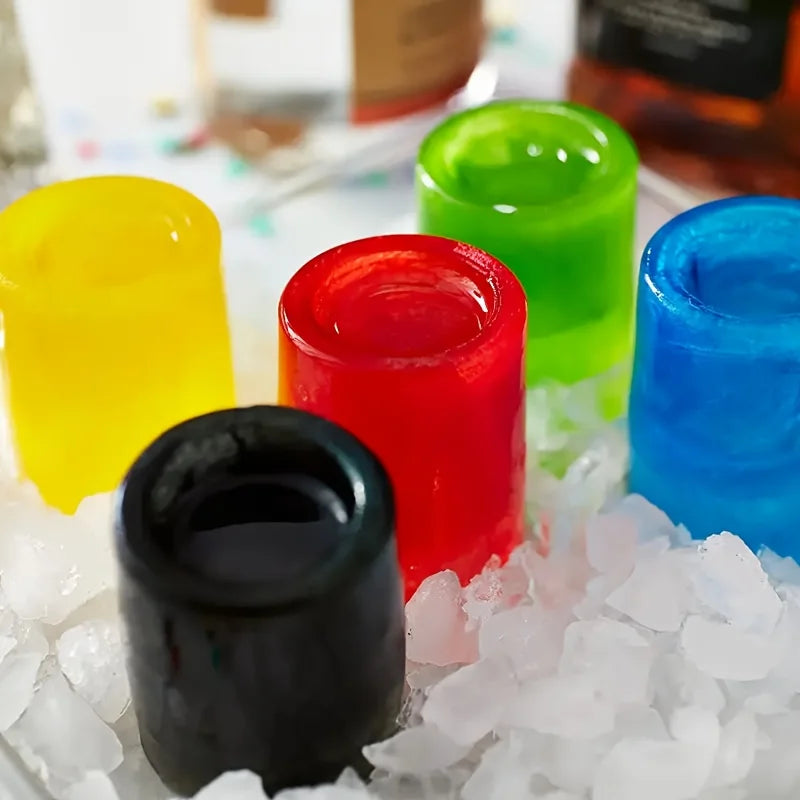 Silicone Round Ice Cube Mold – 4-Hole Press Ice Ball Maker for Whiskey & Cocktails