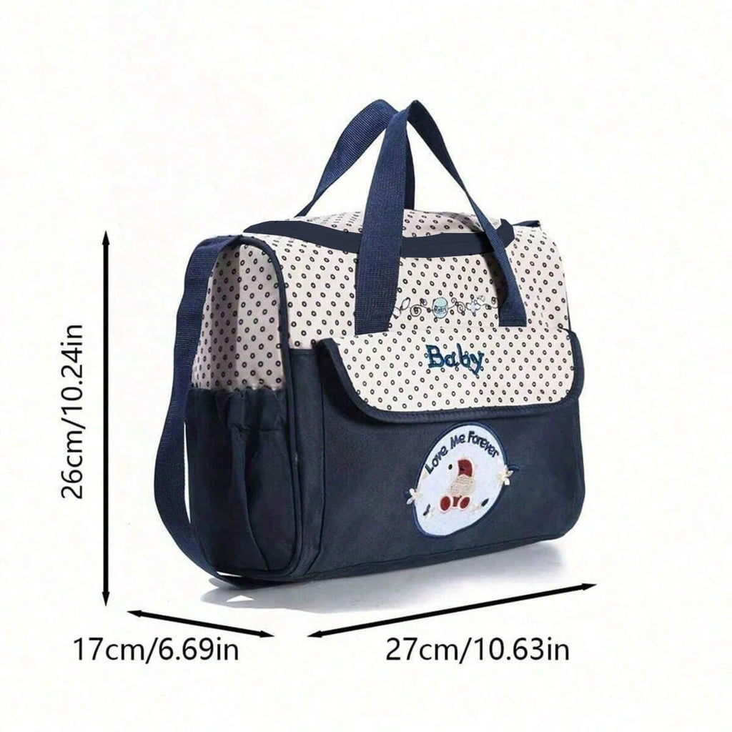Fashionable Printed Cartoon Multifunctional One Shoulder Mommy Bag Por…