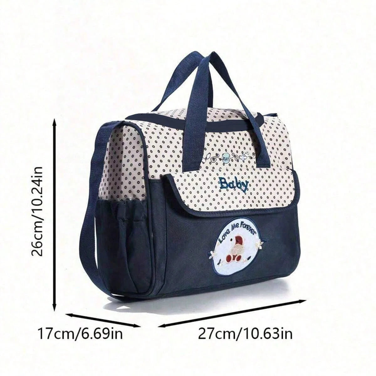 Fashionable Printed Cartoon Multifunctional One Shoulder Mommy Bag Por…