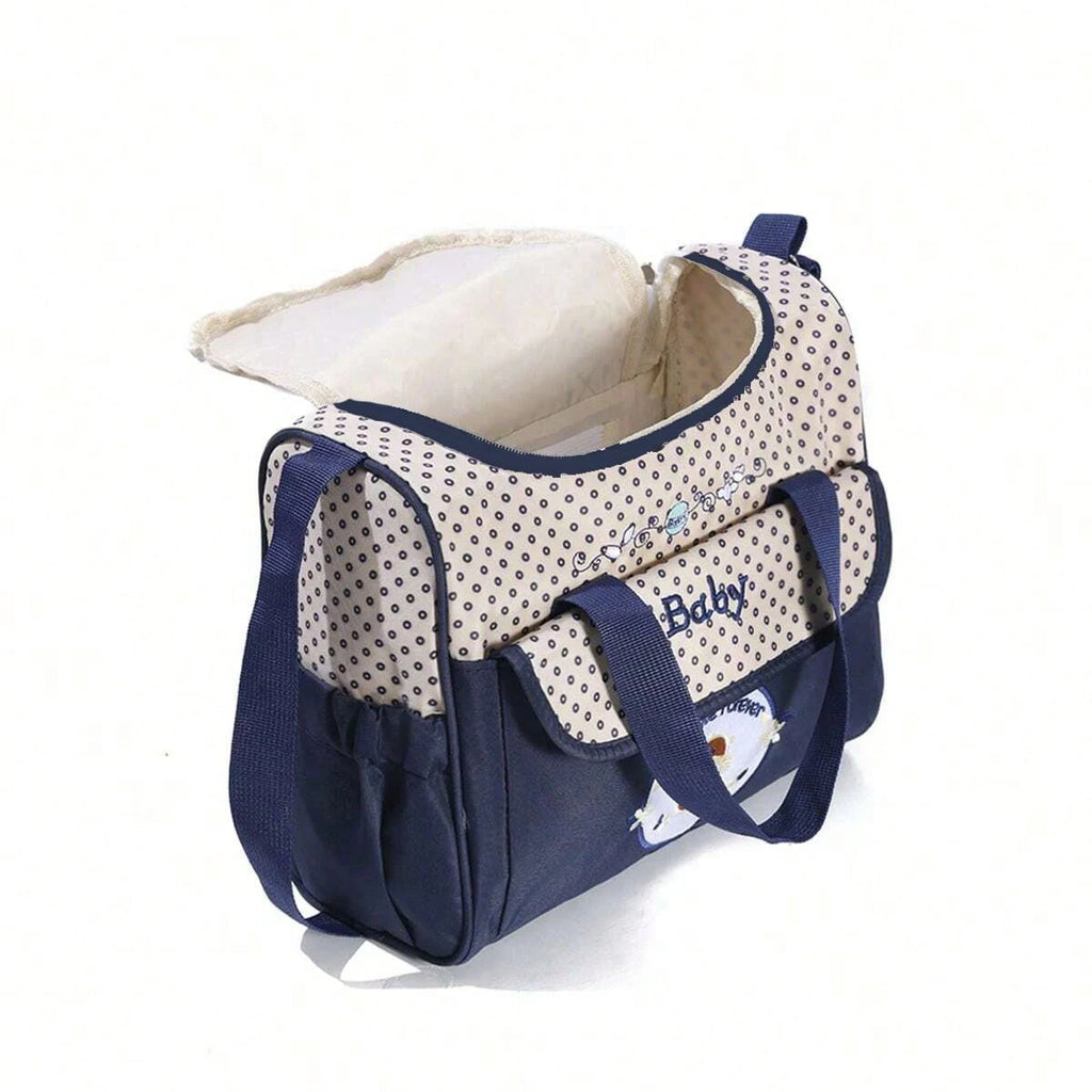 Fashionable Printed Cartoon Multifunctional One Shoulder Mommy Bag Por…