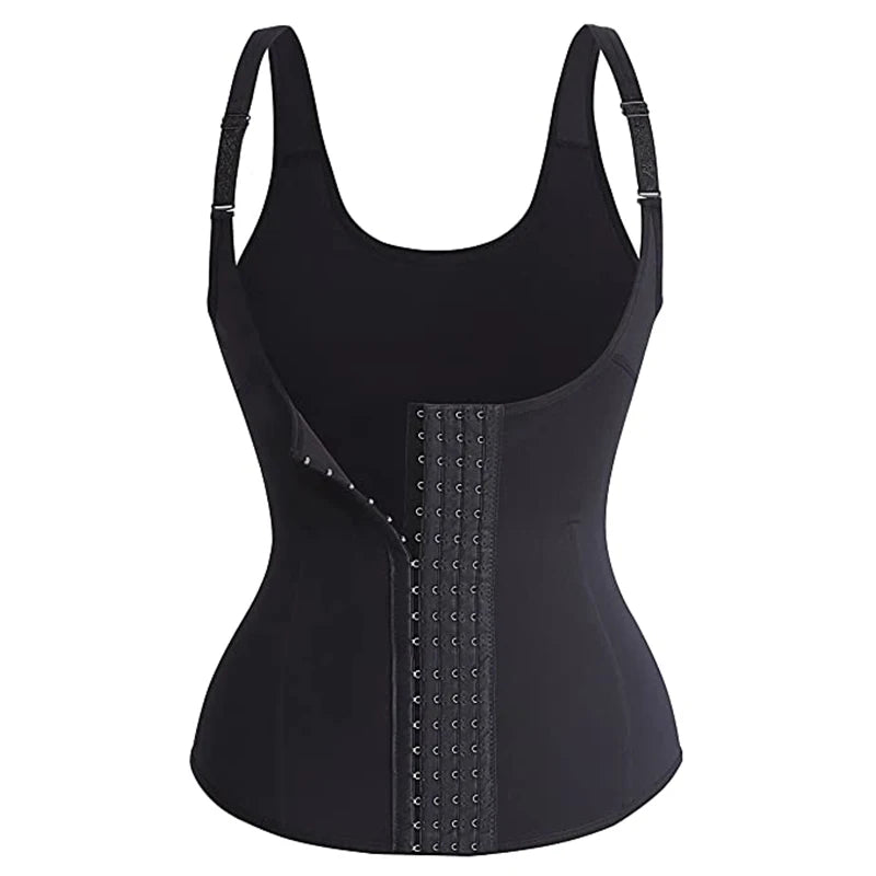Waist Trainer Vest Slimming Corset for Weight Loss Body Shaper Sauna Suit Compression Shirt Belly Girdle Tops Shapewear 1PC