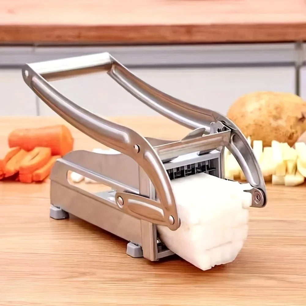 Stainless Steel Vegetable & Fruit Cutter Set – Multi-Function Food Chopper & Slicer
