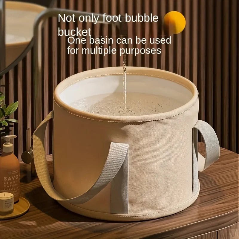Foldable Portable Foot Soak Bath Tub – Heat Preservation Deep Basin Foot Spa Bucket